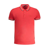 Cavalli Class Red Cotton Polo Shirt -   -  Cavalli Class.